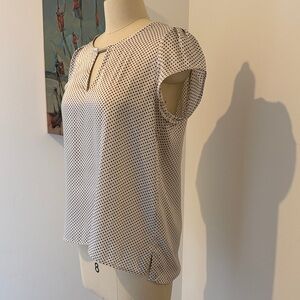 Polka Dot Women's Top - Black and White